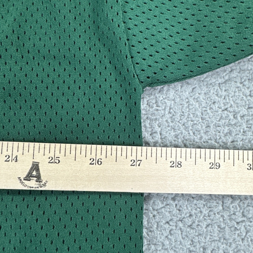 VTG 90s Logo 7 Michigan State Football Jersey #35 Men XX 54-56 Green Made in USA - Picture 5 of 16